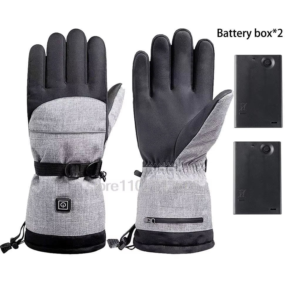 Stay Warm and Stylish this Winter with Our Rechargeable Heated Gloves - Perfect for Skiing, Snowboarding, and Outdoor Adventures!