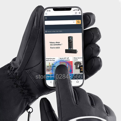 Stay Warm and Stylish this Winter with Our Rechargeable Heated Gloves - Perfect for Skiing, Snowboarding, and Outdoor Adventures!