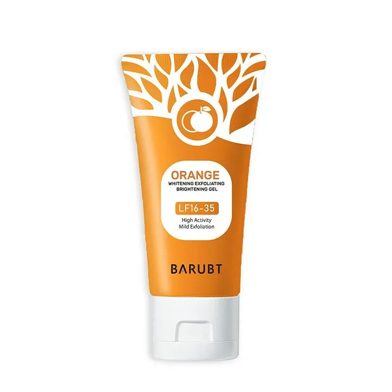 Revitalize Your Skin with Our 50G Gentle Orange Exfoliating Gel - Perfect for Facial and Body Cleansing!