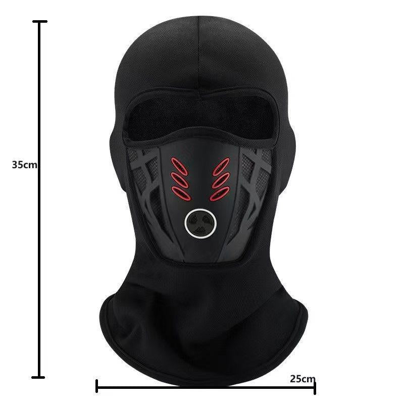 Ultimate Winter Rider Warm Anti-Haze Balaclava: Windproof Full Face Mask for Motorcycle, Cycling, and Skiing